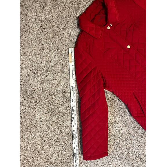 Calvin Klein Red Puffer Jacket / Coat Large Winter - Picture 14 of 16